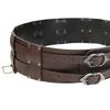 Brown Embossed Belt Medieval Belt Cosplay for Dressing Up Medieval Supplies