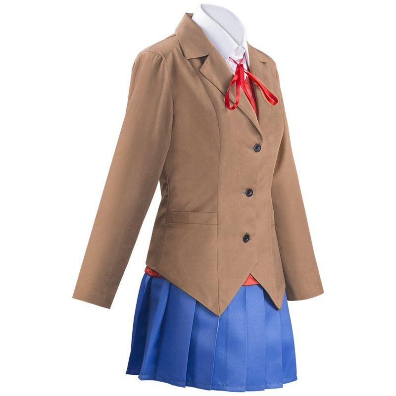 Halloween Performance Costume Monica Women's Costume Literature Club Heartbeat Club Cosplay Costume Monica Cosplay Costume