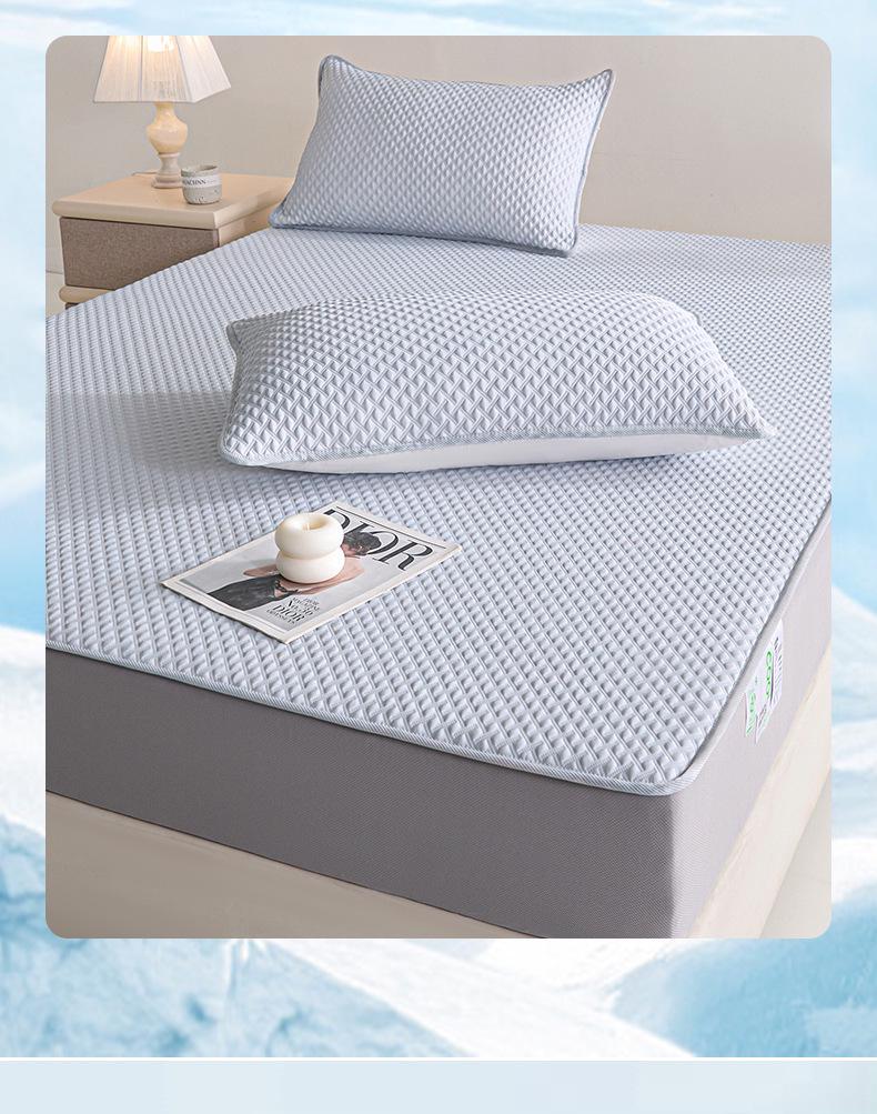 Class A Ice Silk Cooling Mat for Mother-Baby - Summer Bestseller, Washable, Fitted Sheet Design
