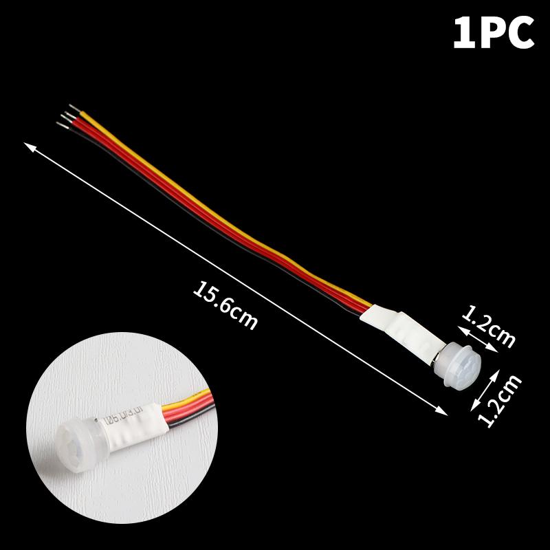 1/2/3 Stück DC3-24V PIR Bewegungssensor Auto Ein/Aus LED Infrarot Körpererkennung Für Schrank Kleiderschrank Treppen Flur