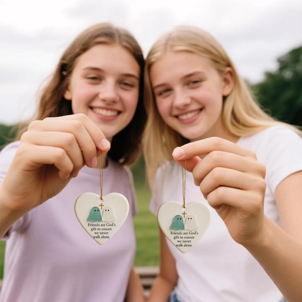 2d Acrylic Heart Shaped Sea Glass Decoration , Heart Shaped Tree Hanging Ornament , Sea Glass Art