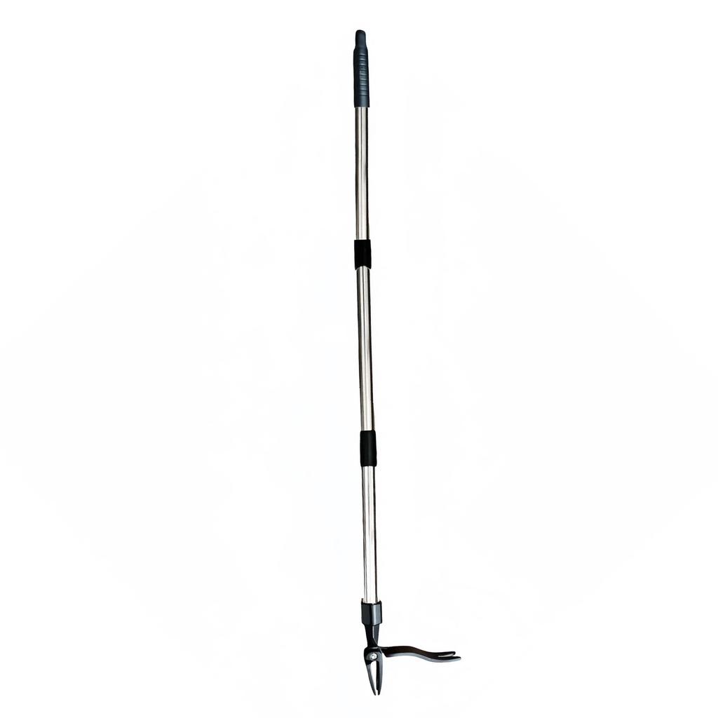 Stehender Unkrautzieher 44 Zoll Verstellbarer Griff 4 Krallen Hand-Unkrautwerkzeug für Garten Rasen Hof