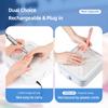 Wireless 120W Super Suction Nail Dust Collector Brushless Nail Dust Extractor Nail Art Manicure Fan Vacuum Cleaner With 2 Filter