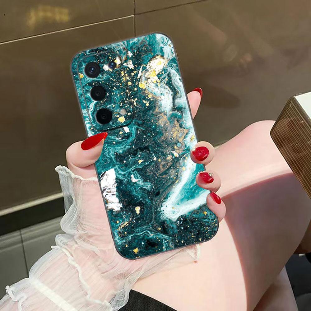 Aquarellmalerei Marmor Handyhülle Für OPPO F31 A5X A6X A5 A6 A17 A16 A38 A53 A54 A55 A57 A58 A60 A74 A78 A92 A93 A94 Hülle