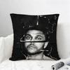 Singer The Weeknd Cushion Cover Natural Linen Pillowcase Set AllinOne Decor for Sofa Bedroom  Chair
