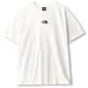 North Short Embroidered Oversized Gardenia White Size S [The Face] Women's T-shirt, Sleeve, Logo, Simple, White, Tee, (Cream), [Used]