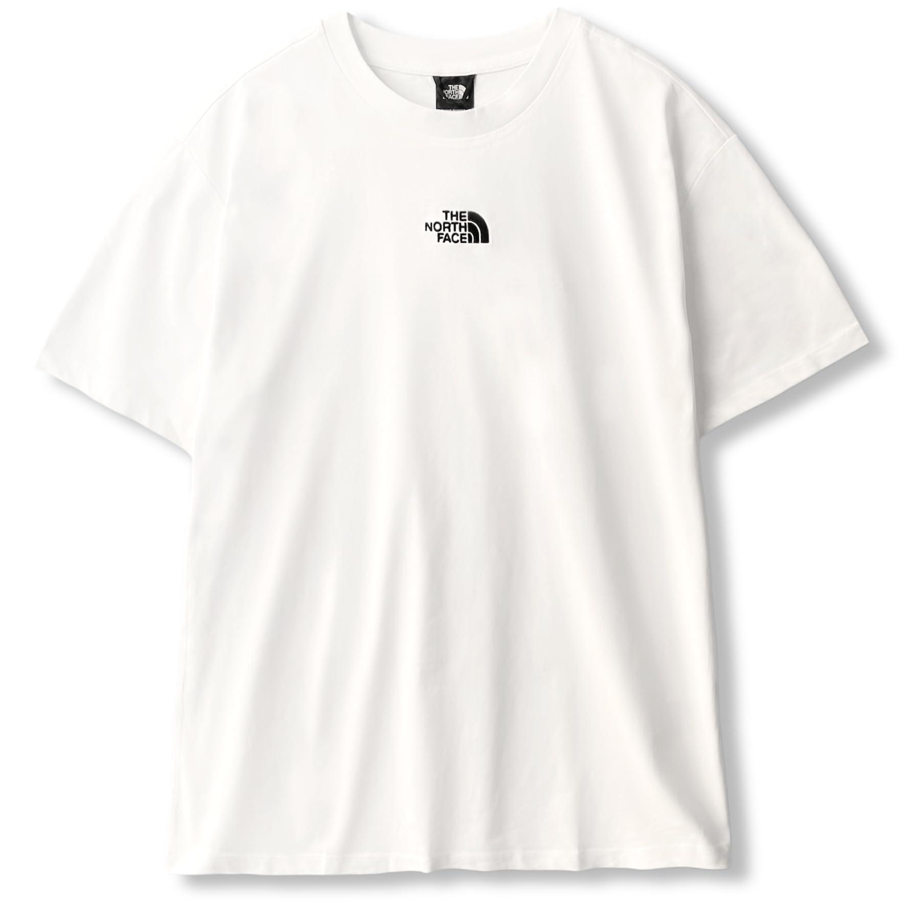 

Северная короткая вышитая оверсайз футболка Gardenia White Размер S [The Face] Женская футболка, рукав, логотип, простая, белая, футболка, (Кремовый цвет), [Использовал]