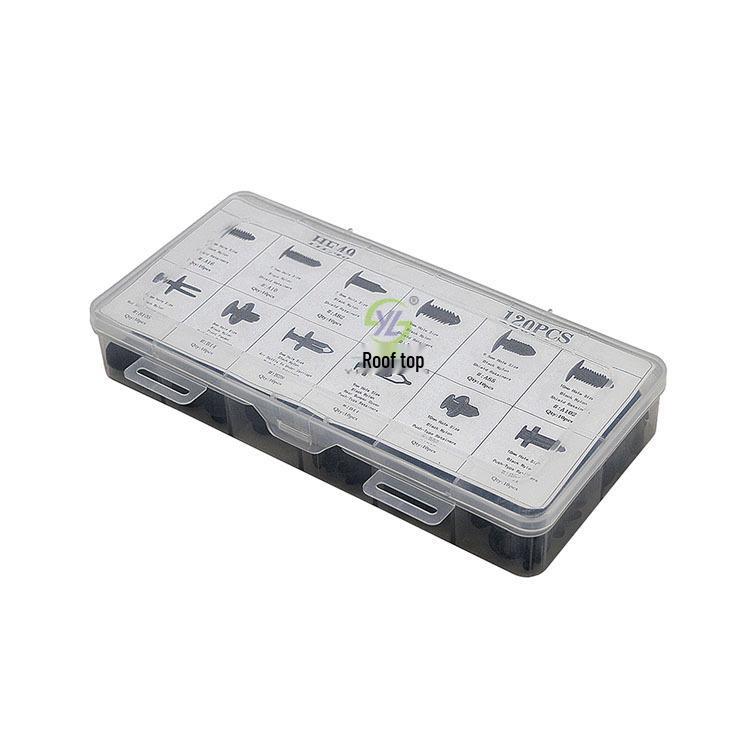 120pcs Mixed Buckle Set for Ford, Chrysler, Volkswagen, BMW, and Honda (HE49)