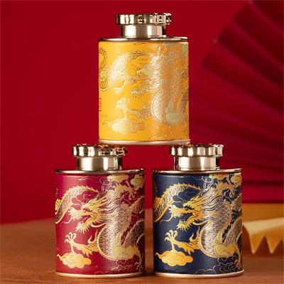 High End Tea Small Paper Cans, Pu Erh Small Green Tangerine Packaging Small Cans