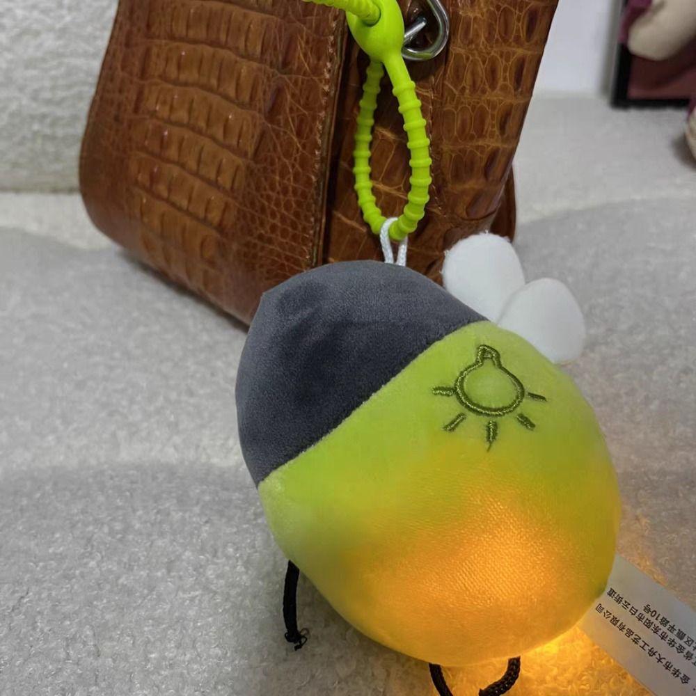 Luciiole Luciiole Peluche Porte-clés Peluche Luciiole Lumineuse Porte-clés en Peluche Cadeau d'Anniversaire pour Enfants