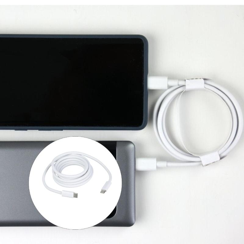 Fast 240W Type C Charging Cable 48V/5A Power Delivery 2M Nylon USB C Cord for Laptops Mobile Devices