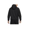 Nike Solid Color Quick-Dry Breathable Logo Embroidered Hooded Zip-Up Long Sleeve Jacket Men jackets Black FZ0968-010