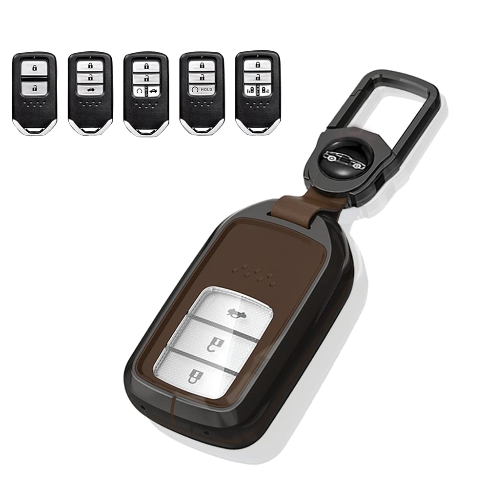 

Чехол для смарт-ключа для Honda Кнопочный бесключевой доступ для Honda Civic Accord Fit Pilot Чехол для ключа Honda Собранный чехол для ключа Металлическая сумка для ключей Сумка для ключей Чехол