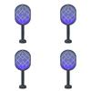3000V Electric Mosquito Racket Mosquito Killer Lamp 2-in-1 USB Rechargeable Foldable Mosquito Swatter Fly Swatter Repellent Lamp