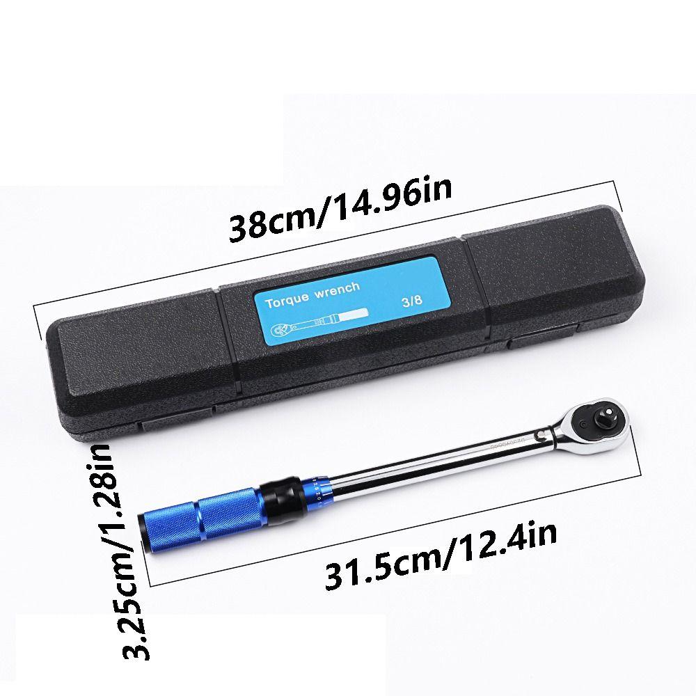 Square Drive Torques Key Torque Wrench 10-60N.m Ratchet Socket Spanner  Hand Tool