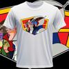 Summer Unisexs Planet Battle Gatchaunisex Printed Round Neck TShirt Pure Cotton Retro Leisure Large Street Sports Short Sleeve