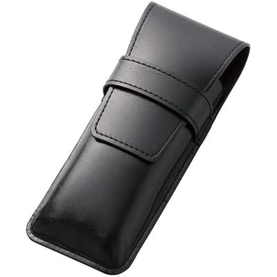 Étui en cuir de vache Pilot pour 3 flèches épaisses Noir LSF02-500-B