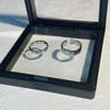 2Pcs Vintage Couple Rings Opening Knuckle Retro Silver Color Unisex Trendy Finger Ring Jewelry For Women  Ring Set
