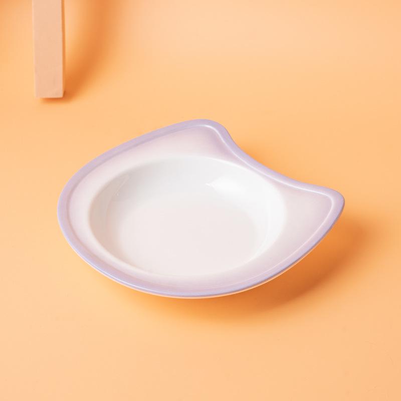 1pc Ceramic Cat Bowl Canned Snacks Pet Bowl Anti spill Drinking Bowl for Cats Dog Basin Cat Food Plate Pet Supplies