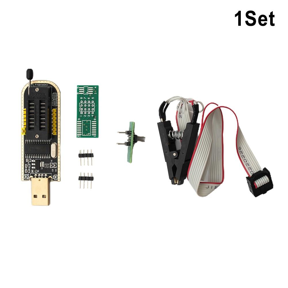 CH341A 24 25 Series  Flash BIOS USB Programmer+For SOIC8 SOP8 Chip IC Adapter