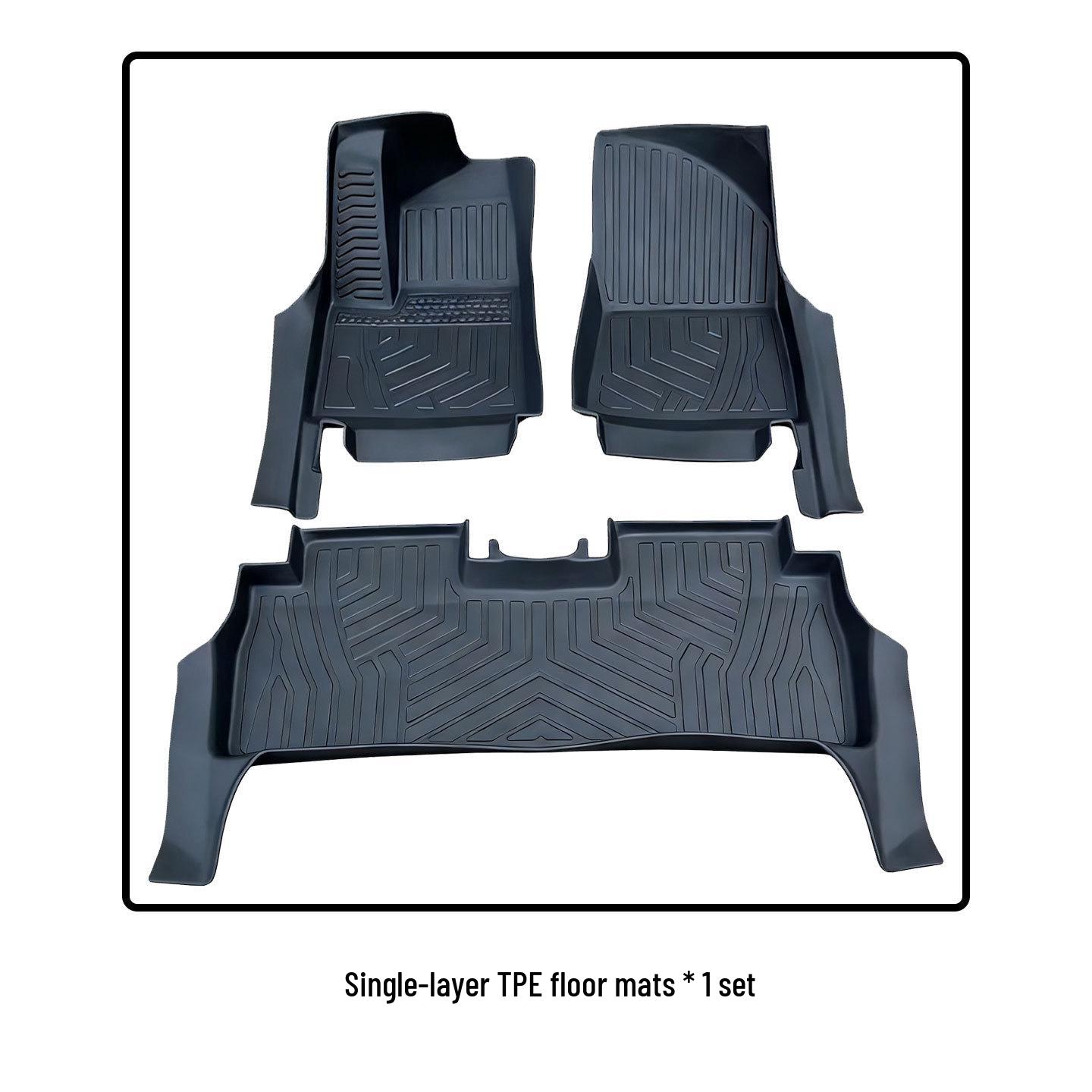 TPE Odorless Floor Mats with Door Sill Protection for Changan Qiyuan Q05. Environmentally Friendly.