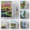 Home Shower Curtains For Bathroom Oil Painting Style Waterproof Fabric Bathroom Curtains Modern Shower Curtain 180X200 240X200