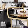Luxury 3-Tier Hotel Serving Cart