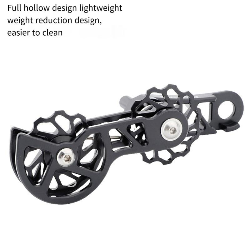 Single Speed Mountain Bike Chain Tensioner 11T Guide Roller Cycling Double Spring Chain Guide Bike Protectors Easy To Use