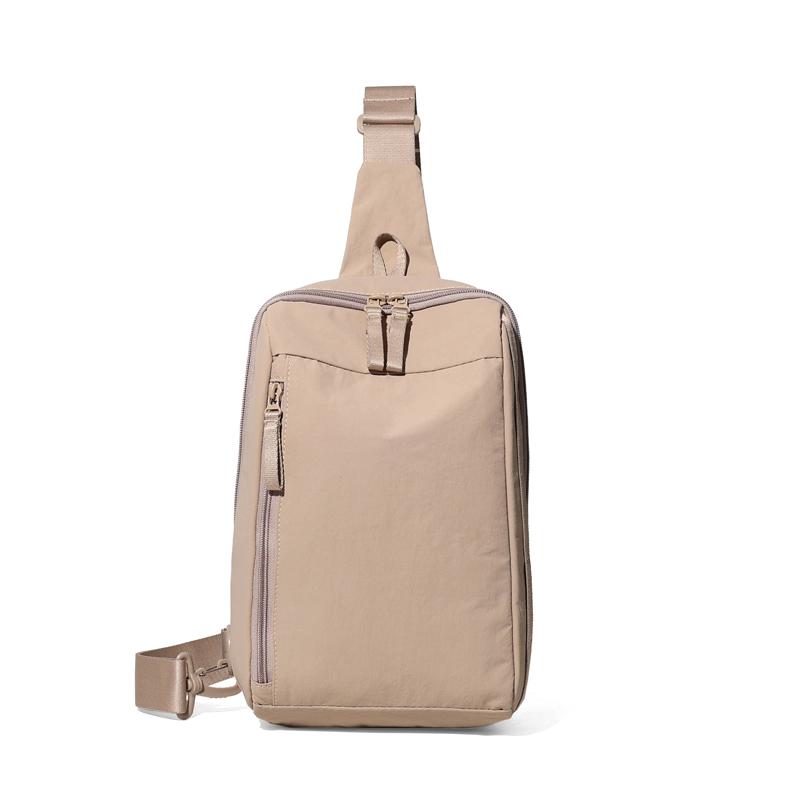 Travel Crossbody Bag Women's Chest Bag Solid Color Shoulder Bag