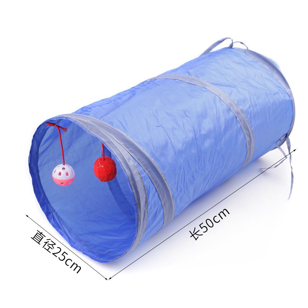 Foldable Rainbow Cat Tunnel: Interactive Cross-Border Play Tube for Cats