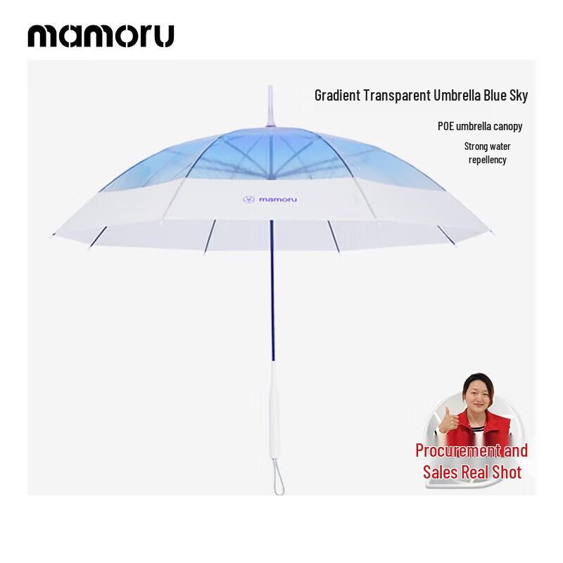 MAMORU Большой прозрачный зонт-трость