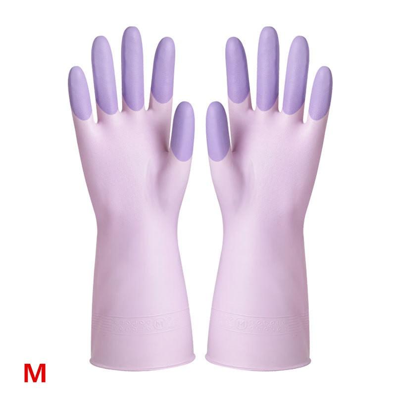 Guanti per Lavare i Piatti in Silicone Pulizia Cucina Antiscivolo Comodi Lunghi Riutilizzabili Durevoli per la Casa