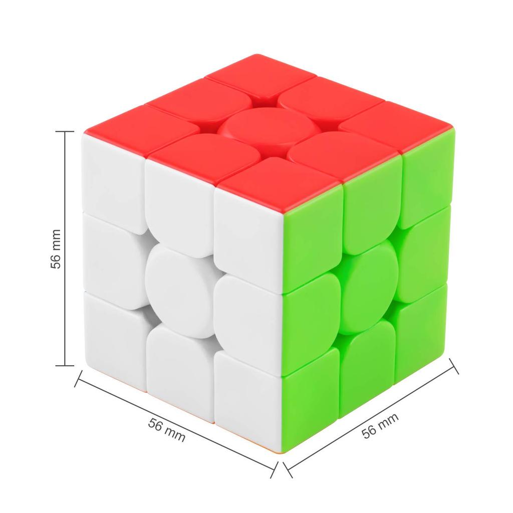 Magic Stickerless 3x3 Magic Square Educational Kids Christmas Holiday Toy Cube, Puzzle, Toy, Gift, Present, Gift, Children's (2025 Magnetic-Free 3x3)