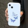 B-Schönes Schmetterlings-Handyhülle Für IPhone 17 16 15 14 Plus 13 12 11 Pro Max Handy-Rückseite Transparente Stoßfeste Hülle