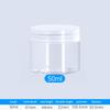 5 Pcs Travel Face Cream Jar Empty Plastic Cosmetic Makeup Bottle 20Ml 30Ml 50Ml Transparent Storage Container Refillable Bottles