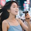 High Speed Rechargeable Handheld Fan 100000 RPM Featuring 5 Adjusted Speeds Turbos Mode And Long Terms 5000mAh Battery