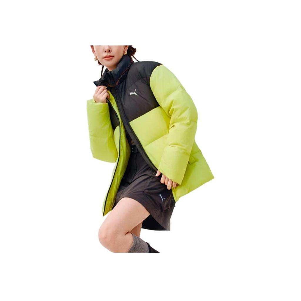 Puma Ess+ Fw25 Down Jacket Series Duck Down Letter Warm Windproof Stand Collar Sports Zip Long Sleeve Down Jacket Unisex Jackets 635857-40