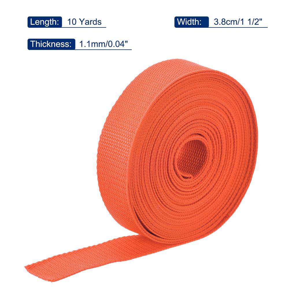 38mm 10Yards  Polypropylene Webbing Strap Belt Tape Heavyweight Strapping Band for Outdoor Tent Accessories Sewing Bag Luggage