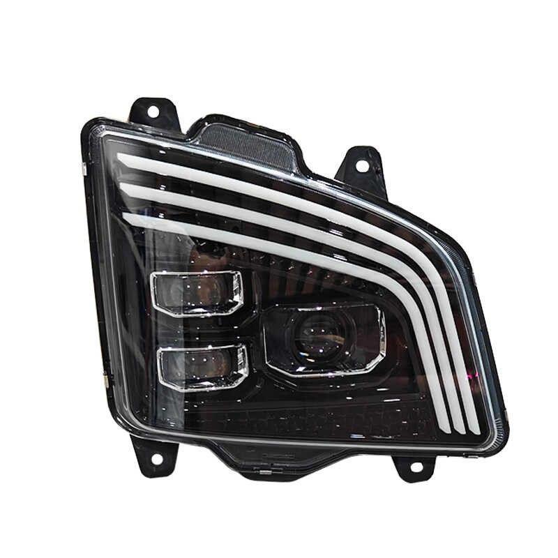 Uniform Light Jiefang JH6 LED Headlight Assembly with Laser Lens Upgrade for Dual Low Beams