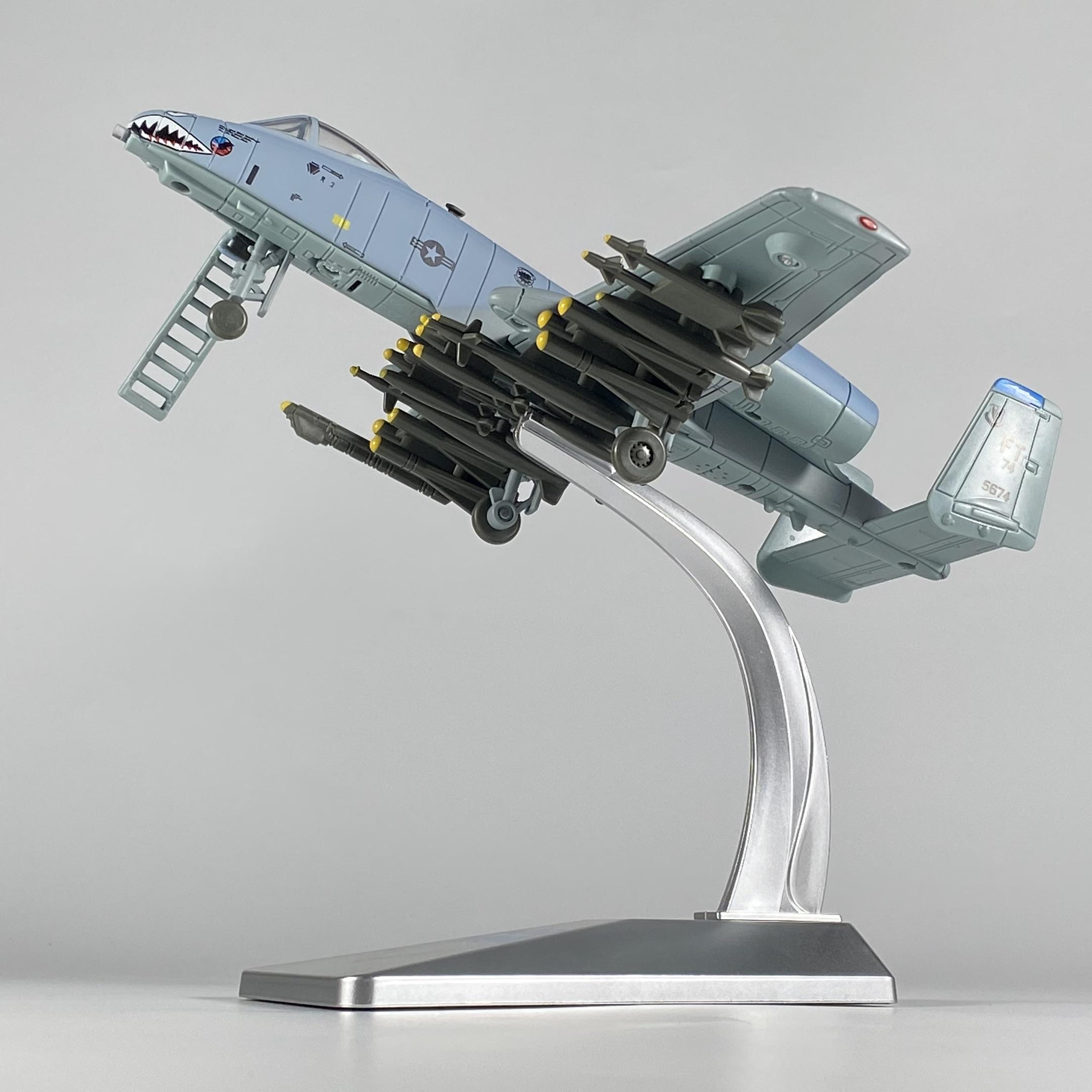 Discover Intime 1:72 Scale Thunderbolt Ii A-10 Warthog Hog Alloy Diecast Fighting Plane Model Bookshelf Display Ornaments Adult Gift For Friends