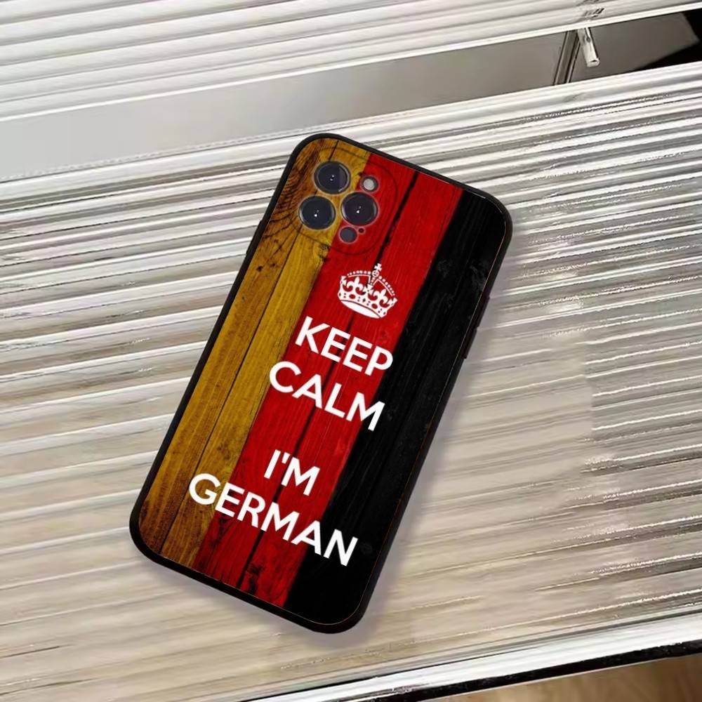 Fußball Support G-Deutschland Handyhülle Silikon Weich Für IPhone 17 16 15 14 13 12 11 X XR Plus Pro Max Plus