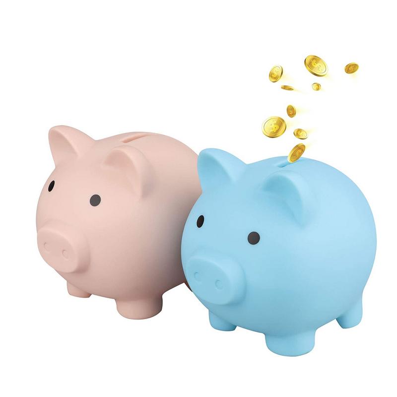Cute Pig Shape Piggy Bank Coin Money Saving Box For Girls And Boys Medium Size Savings Bank Storage Organizer Birthday Gifts