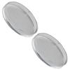 Coin Box Holders 100Pcs Clear Capsules Containers Protective Transparent