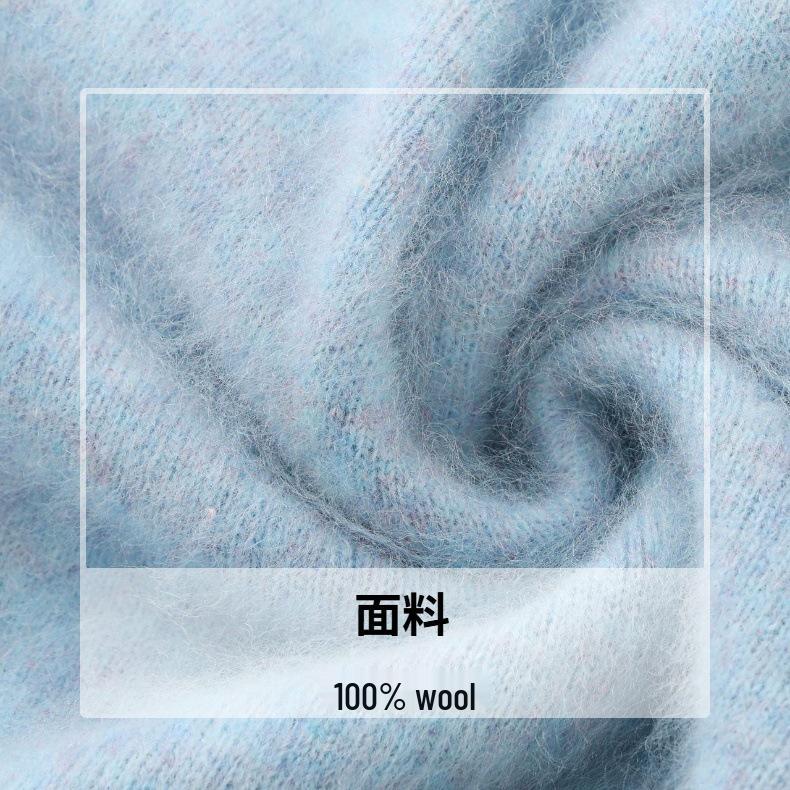 26-Year 100% Wool Cardigan: Lightweight, Comfortable, Versatile for Women - Perfect for Spring, Autumn, Winter