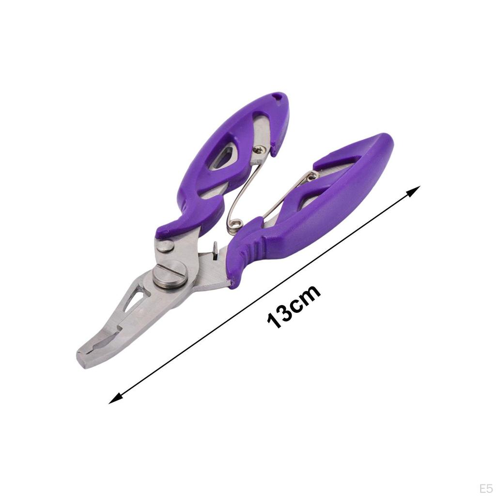 Fishing Pliers Gripper Comfortable Handle, Portable Lines Cutter, Gear Lightweight