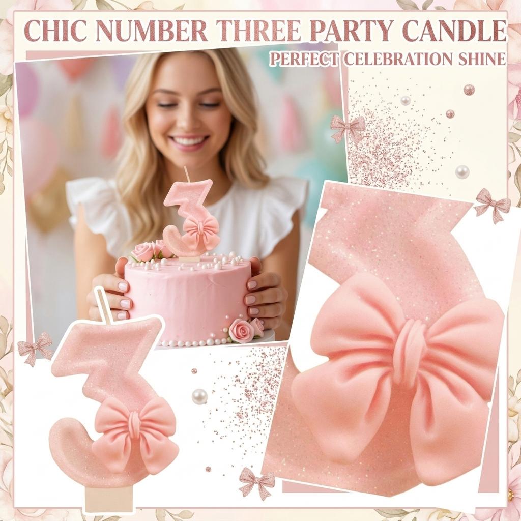 Fashion Cartoon Creative Birthday Candles Party Digital Candles