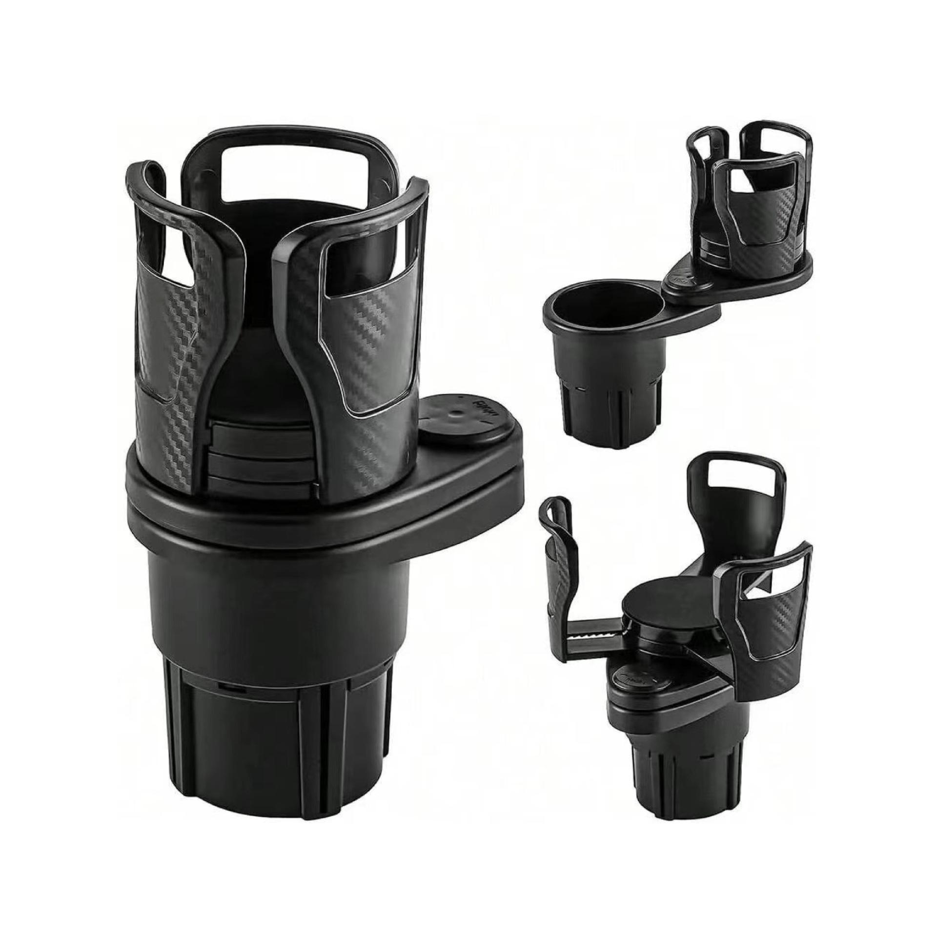 Rotating Universal Carbon Fiber Car Cup Holder: Multi-functional & Retractable