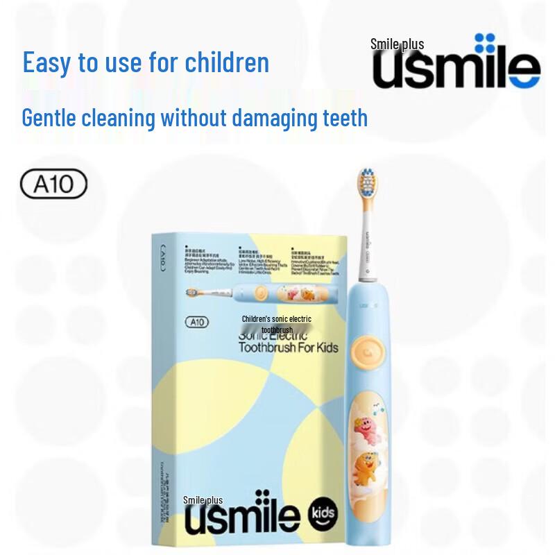 

usmile A10 Children s Sonic Electric Toothbrush Dual Pack CN plug (adapter included)