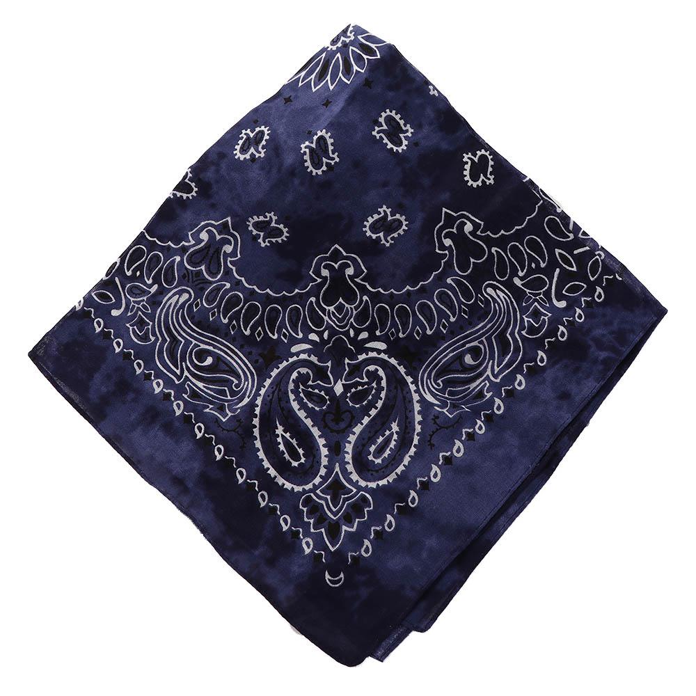 Square Scarf Hair Band Neck Scarf Cotton Bandana Hip Hop Paisley Headband Kerchief Neck Wrap Cashew Tie-dye Seamless Scarves DIY