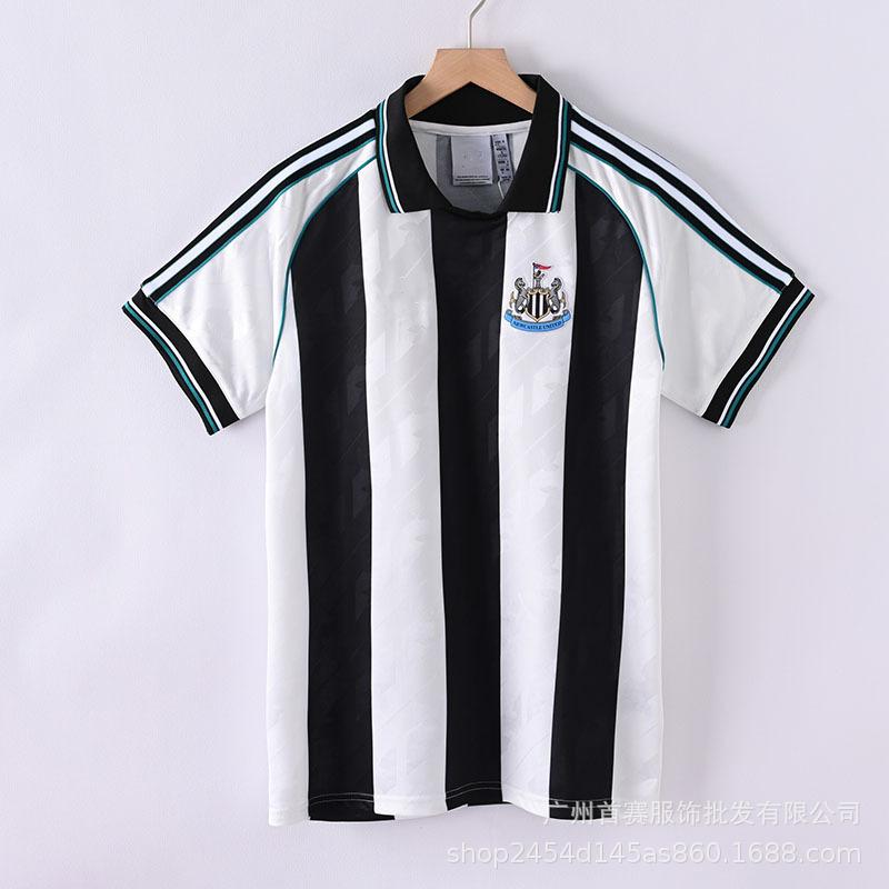 Wholesale 95/97 Newcastle Vintage Jerseys Embroidered Jerseys West Ham United Main Manchester City Boca Football Jerseys S